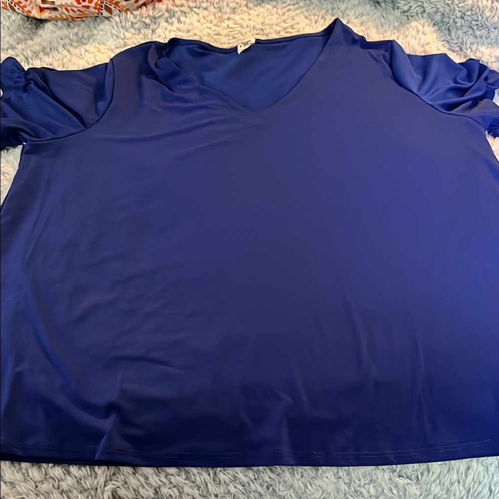Sew In Love Blue Relaxed Short Sleeve T-Shirt